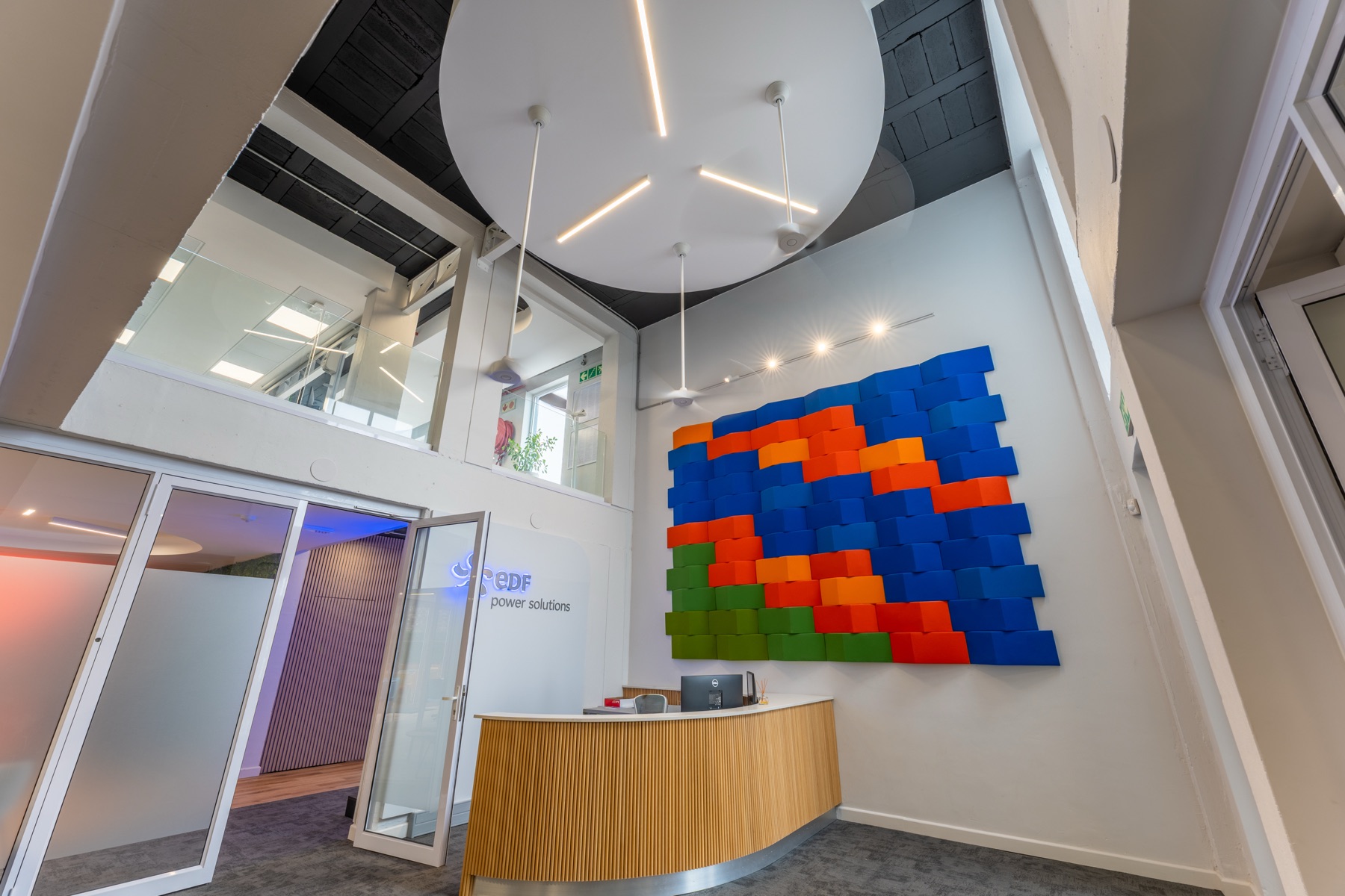 Commercial office reception real estate photography — Gqeberha