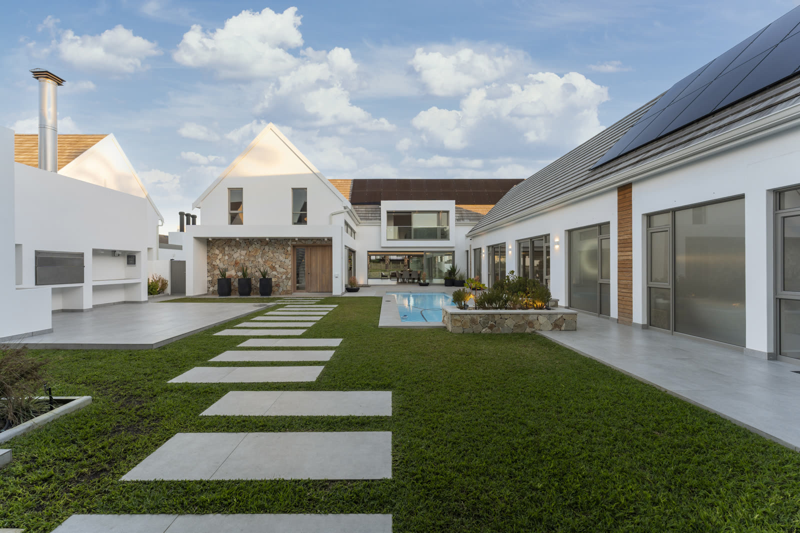 Canal-front home in St Francis Bay, photographed by DV Media