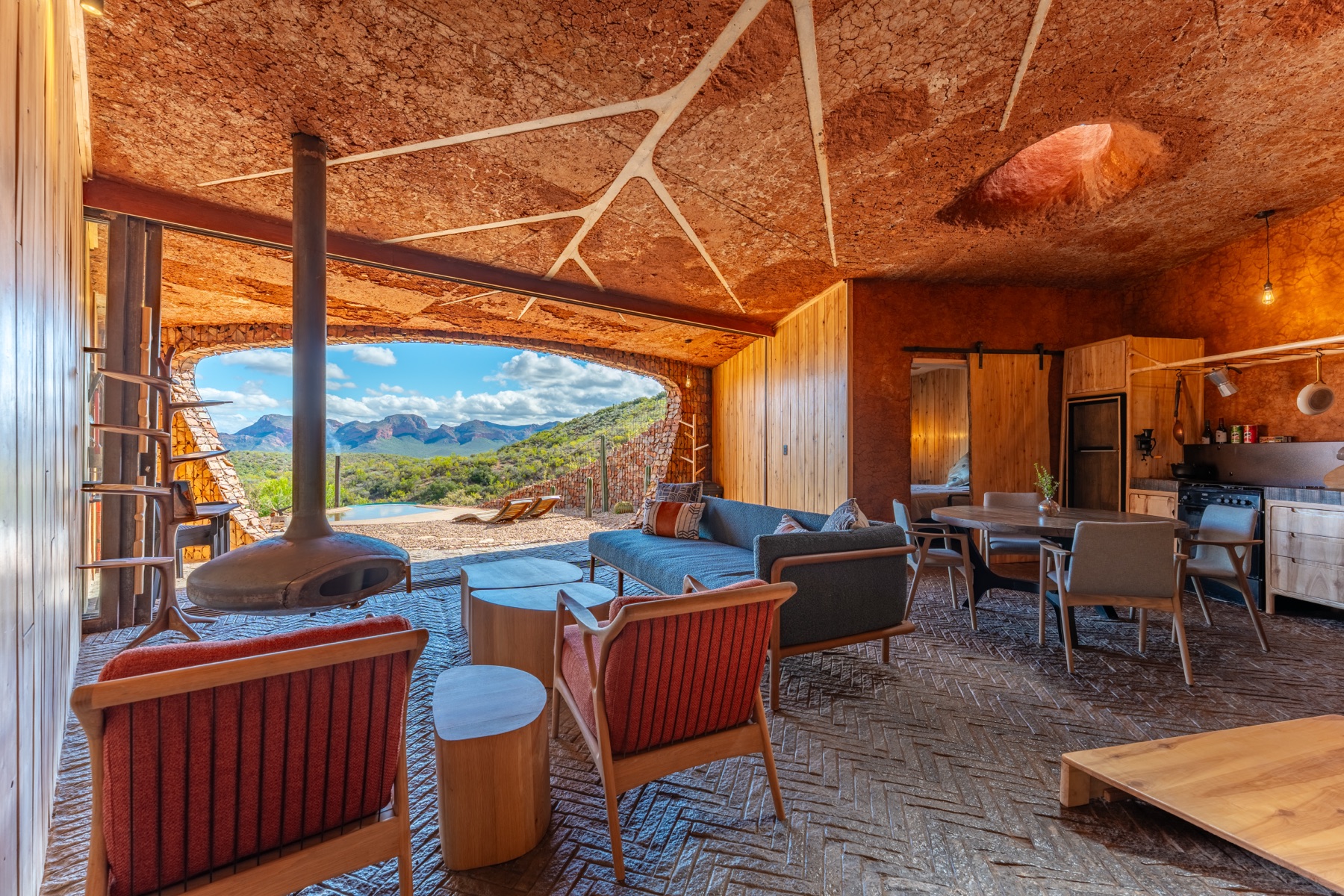 Cave home in the Karoo — architectural lifestyle photography